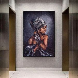 Art Work With Frame (African Made4)