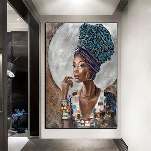 Art Work With Frame (African Made4)