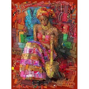 (African Kitchen )Wall Art Frame Canvas